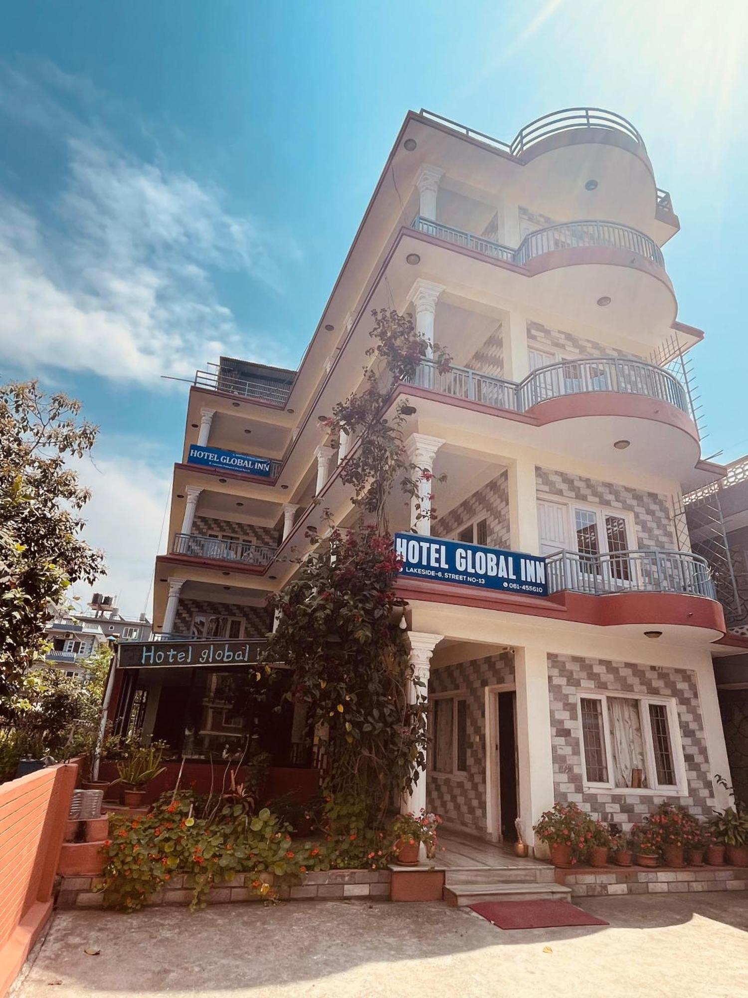 Hotel Global Inn Pókhara Exteriér fotografie